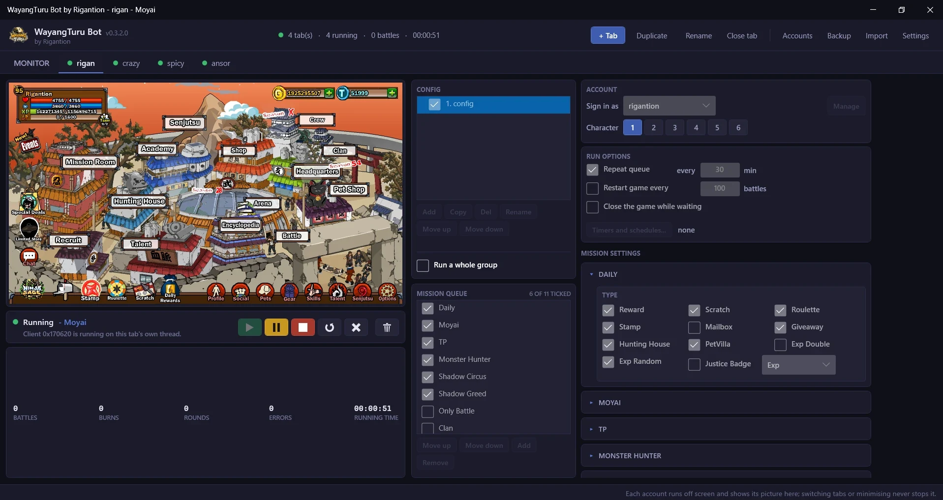 Bot Ninja Sage — tampilan 1